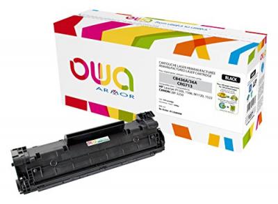 OWA Toner laser compatible HP CRG713/CB436 - ARMOR - Noir
