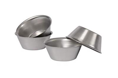 ARTAME Lot de 4 moules a pasteis de nata - 7 cm