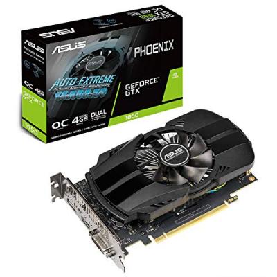 ASUS  Carte graphique GeForce GTX 1650 4 Go (PH-GTX1650-O4G) 