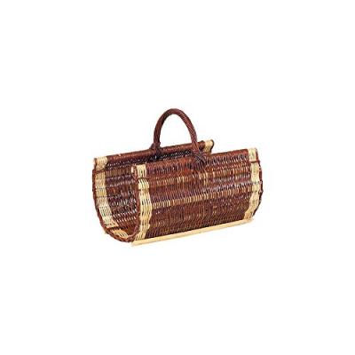 AUBRY GASPARD  panier buches osier brut&blanc