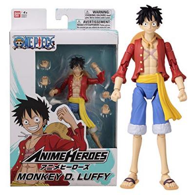 BANDAI Figurine Anime Heroes One Piece Monkey D Luffy 