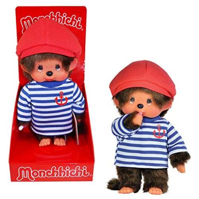 BANDAI Peluche Monchhichi Gar&ccedil;on marin 
