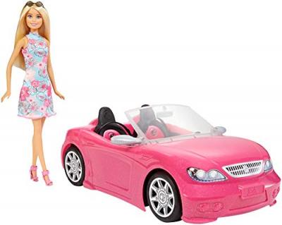 BARBIE Poup&eacute;e  -  et son cabriolet