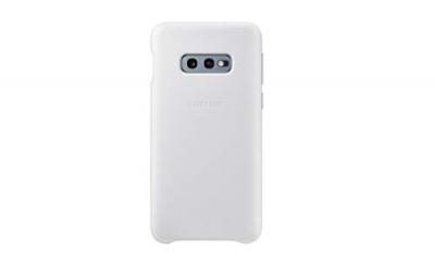 SAMSUNG  Coque en cuir S10e - Blanc