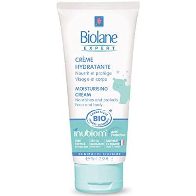 BIOLANE  EXPERT - Cr&egrave;me Hydratante Visage et Corps Bio, 75ml