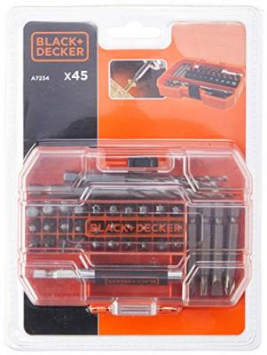 BLACK & DECKER Coffret 45 accessoires