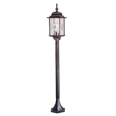 ELSTEAD Potelet wexford 1x100w noir argent&eacute;