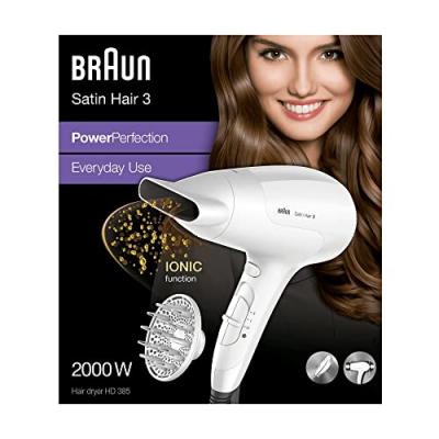 BRAUN  SATIN HAIR 3 HD 385 HAIR DRYERS