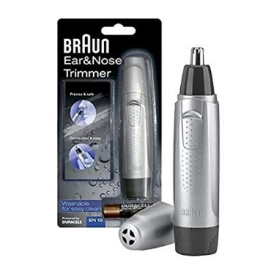 BRAUN Tondeuse pour oreilles et nez EN10 de - Rasage pr&eacute;cis et s&ucirc;r des poils des oreilles et du nez 
