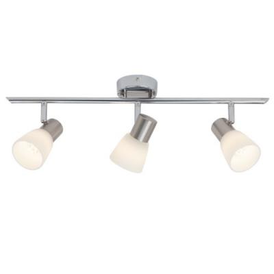 BRILLIANT  Plafonnier led &agrave; 3 lumi&egrave;res Janna - Chrome