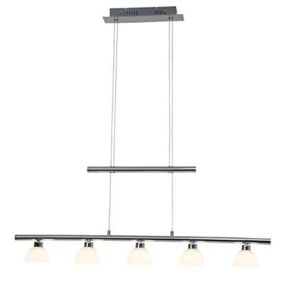 BRILLIANT Suspension LED &agrave; 5 lumi&egrave;res ajustable en hauteur Tonja