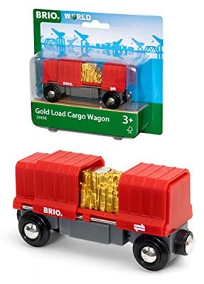 BRIO  world - 33838 - wagon cargo rouge