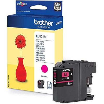 BROTHER  LC121MBP Cartouche d'encre Magenta Blister 
