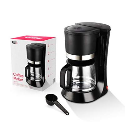 PEM Cafeti&egrave;re 680w - capacit&eacute; 10 tasses - inox et noir