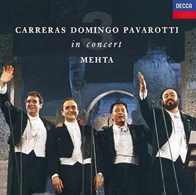 Les trois t&eacute;nors en concert &agrave; Rome