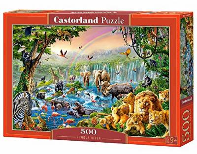 CASTORLAND Puzzle 500 pi&egrave;ces : jungle river