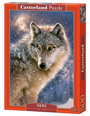 CASTORLAND Puzzle 500 pi&egrave;ces : loup solitaire