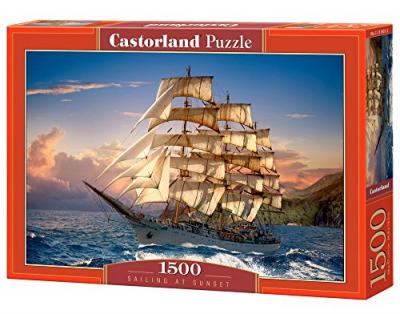 CASTORLAND Puzzle 1500 pi&egrave;ces Sailing At Sunset