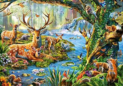 CASTORLAND Puzzle 500 pi&egrave;ces : la vie de la for&ecirc;t