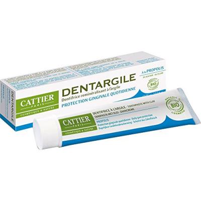CATTIER  Dentargile Dentifrice Propolis Bio Lot de 2 x 75ml