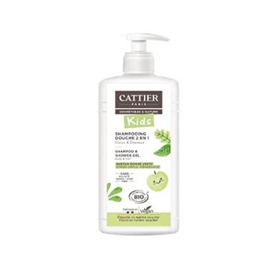CATTIER  Kids Shampoing Douche 2 en 1 Pomme Verte Bio 500ml