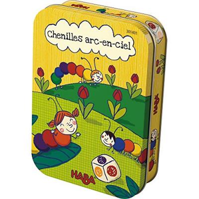 HABA Jeu Chenilles arc-en-ciel - 