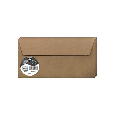 POLLEN BY CLAIREFONTAINE 20 enveloppes Pollen 110x220 mm - Kraft
