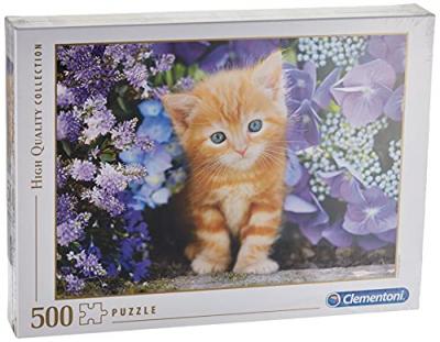 CLEMENTONI Chaton dans les Fleurs