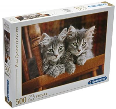 CLEMENTONI  puzzle Chatons 500 pi&egrave;ces