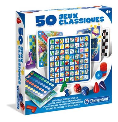 CLEMENTONI Jeux De Soci&eacute;t&eacute; 50 Jeux Classiques
