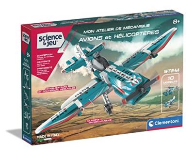 CLEMENTONI Atelier M&eacute;canique Avions Et H&eacute;licopt&egrave;res