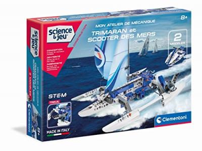 CLEMENTONI Science & Jeu Construction Trimaran & Scooter Des Mers