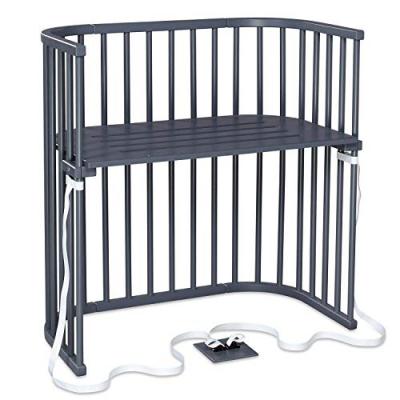 BABYBAY Berceau cododo boxspring - laqu&eacute; gris ardoise