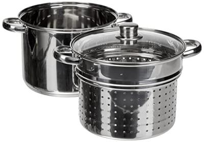 CREALYS  Cuit p&acirc;tes 8 L - Inox