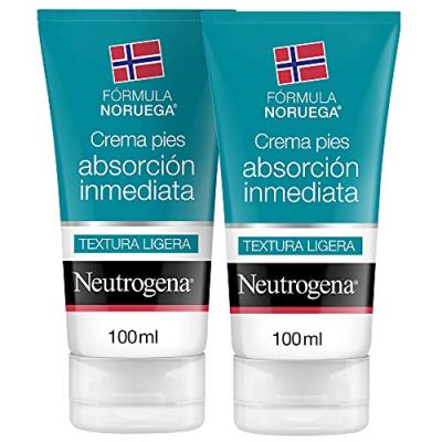 NEUTROGENA  Cr&egrave;me pour les pieds &agrave; absorption imm&eacute;diate 2x100ml