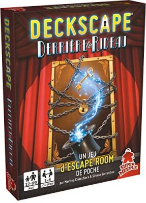 SUPER MEEPLE Jeu de soci&eacute;t&eacute;  Deckscape Derri&egrave;re le Rideau 