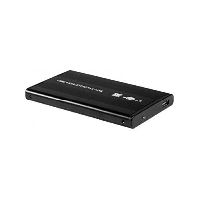  Boitier externe 2.5' aluminium noir SATA-USB