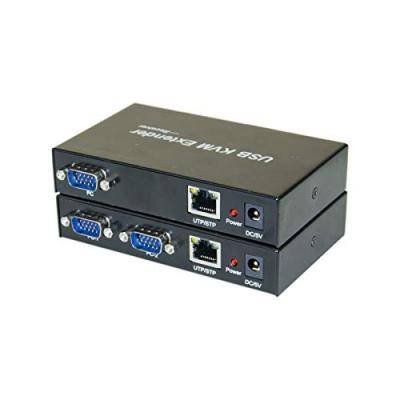 DEXLAN  switch Kvm 2 ports Vga/USB + prolongateur 150M