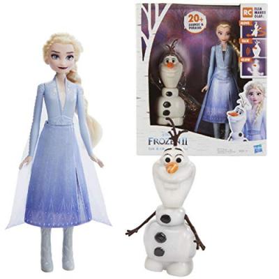 LA REINE DES NEIGES Frozen 2 olaf et elsa parlant et brillant