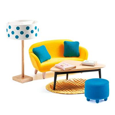 DJECO Salon pour maison de poup&eacute;e  