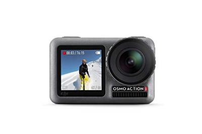 DJI  Osmo Action - Cam&eacute;ra de poche - 4K / 60 pi/s - 12.0 MP - Wi-Fi, Bluetooth - sous-marin jusqu'&agrave; 11 m
