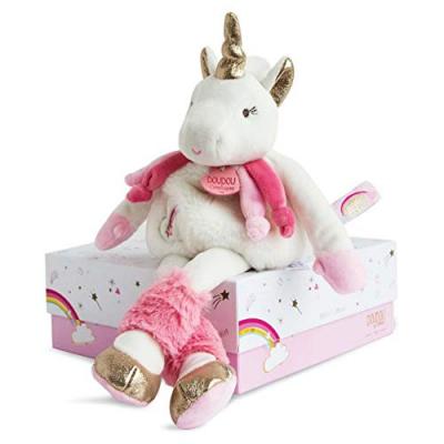 DOUDOU ET COMPAGNIE Doudou pantin lucie la licorne 22 cm