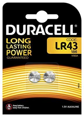 DURACELL Pile  LR43 - 186 x2