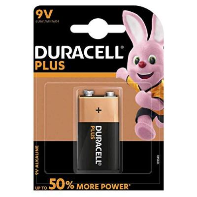 DURACELL  - Pile Alcaline - 9Vx1 Plus Power (6LR61)