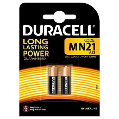 DURACELL  Pile Alcaline Mn21 12v 2 Unit&eacute;s One Size Silver