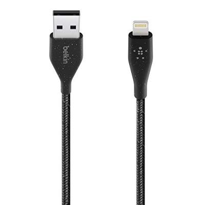 BELKIN C&acirc;ble iPhone  1M20 Duratek Noir