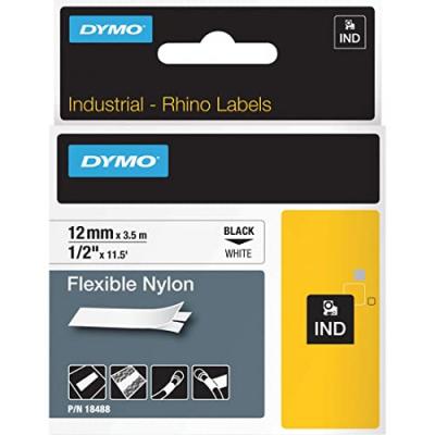 DYMO  Rhino Pro 18488 Ruban Industriel en Nylon 12 mm