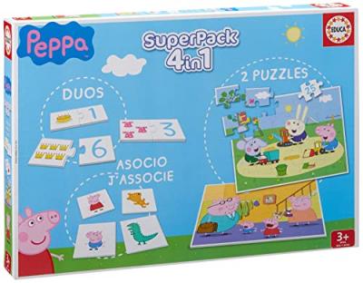 EDUCA PEPPA PIG Superpack Jeux &eacute;ducatifs