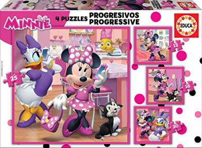 EDUCA 4 puzzles progressifs Minnie