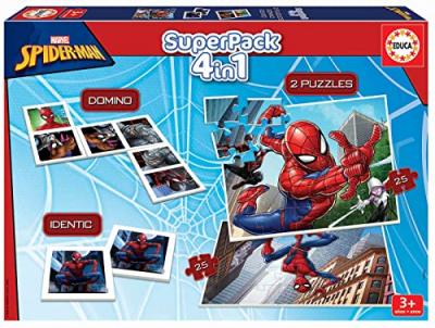 EDUCA Puzzle  Superpack Spiderman 